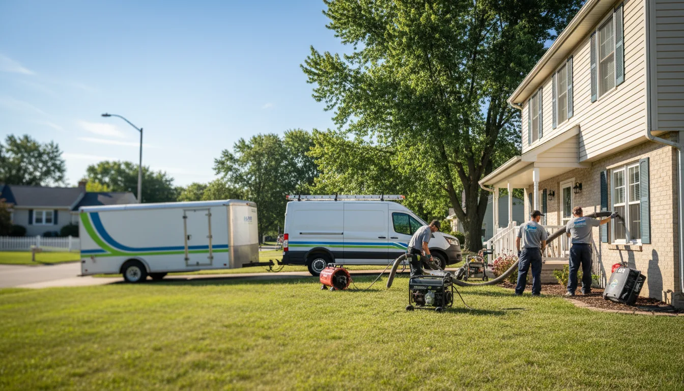 Flooded Basement Restoration And Cleanup With Repair in Nekoosa, WI near me